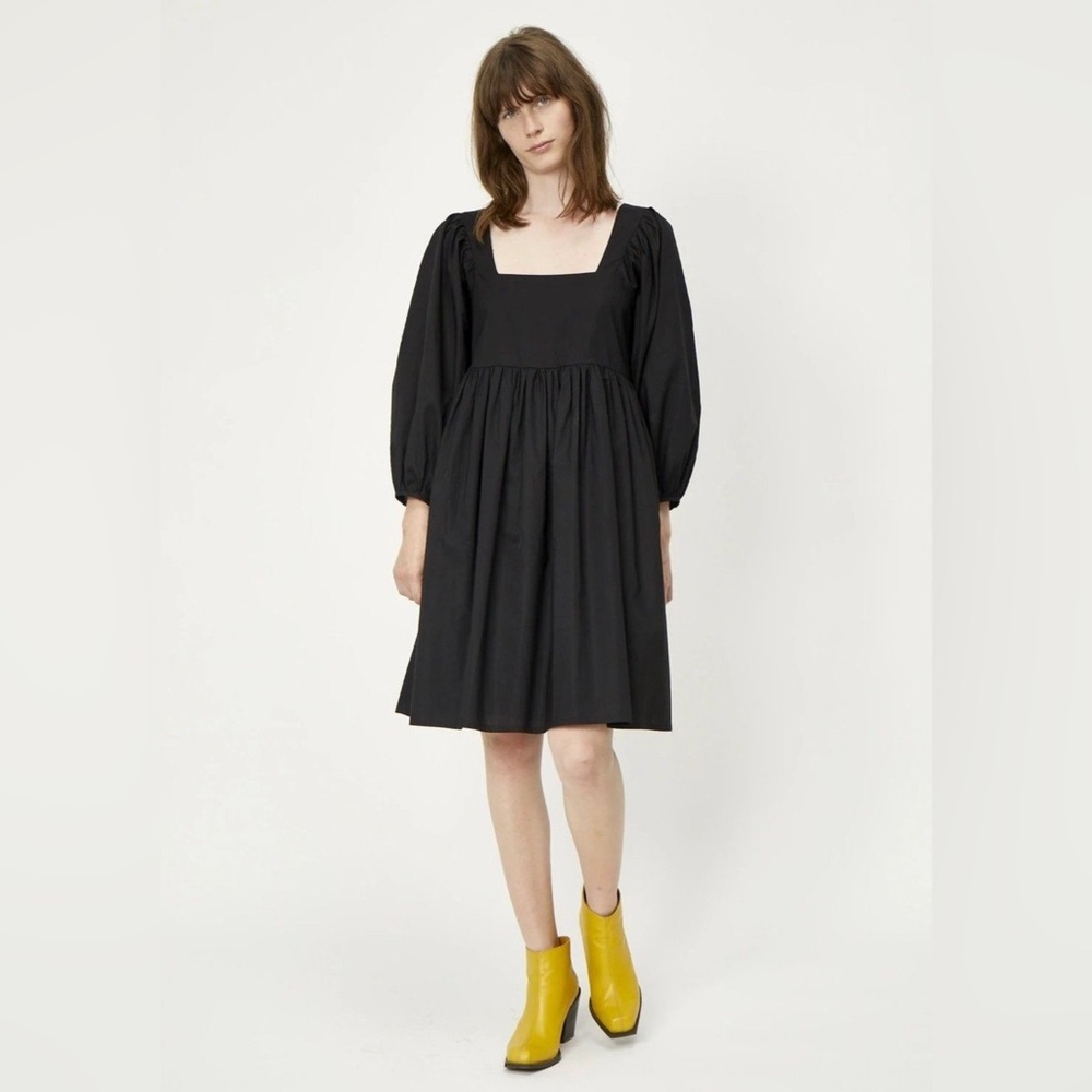 Just Female Black Long Sleeve Dress